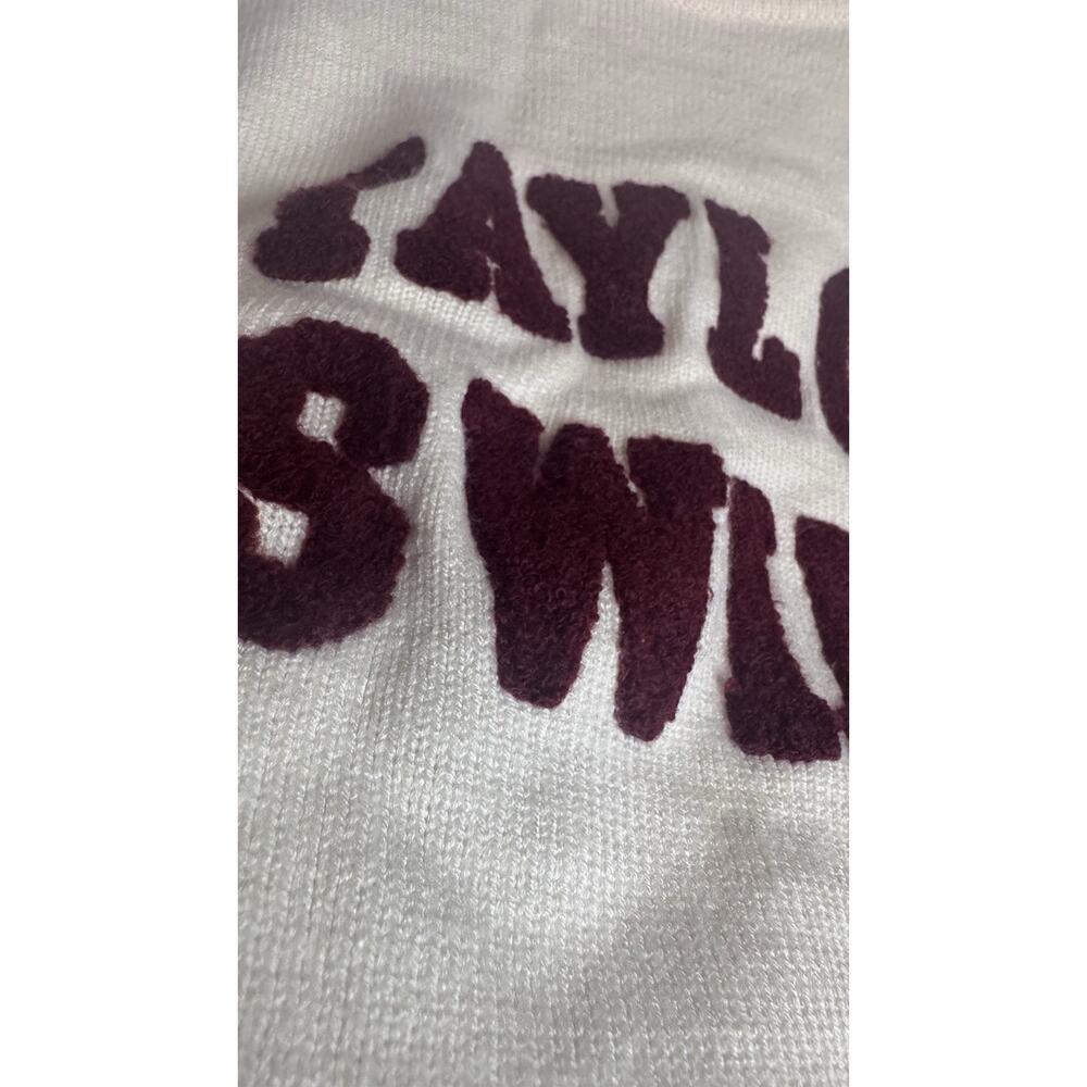 Taylor Swift Knit Sweater - Red Taylor’s Edition Varsity XS Official Tour Merch - Picture 3 of 4